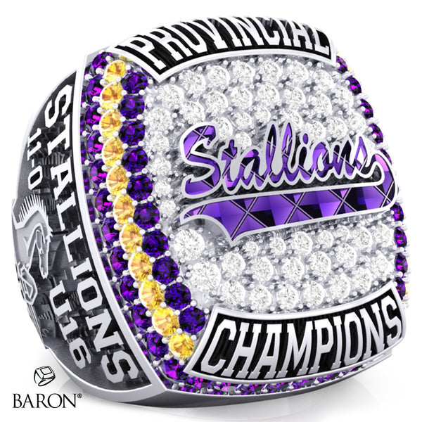 Huronia Stallions U16 OSFL 2023 Championship Ring - Design 4.6