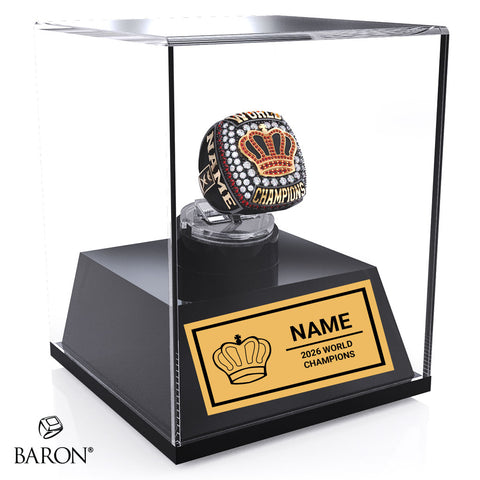 ICU World Cheerleading 2026 Championship Display Case