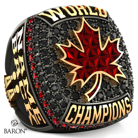 ICU World Cheerleading 2025 Championship Ring - Design 1.3