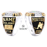 IPC Sledge Hockey 2025 Championship Ring - Design 1.7