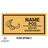 IPC Sledge Hockey 2025 Championship Black Window Ring Box