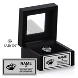 LPC Wild Hockey U15 2026 Championship Black Window Ring Box