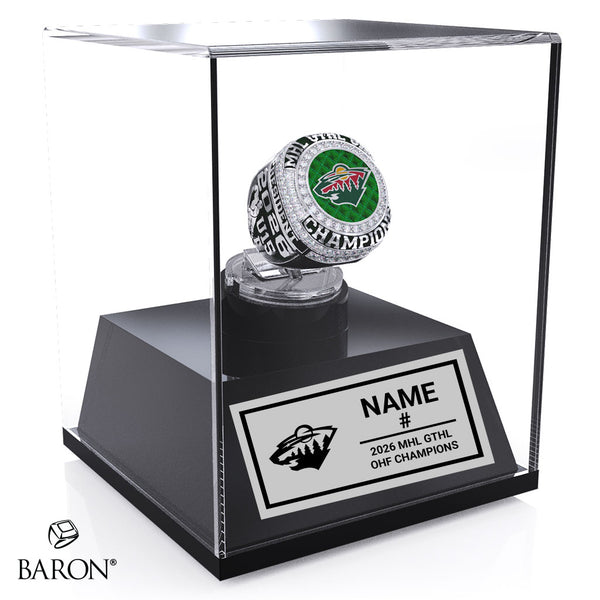 LPC Wild Hockey U15 2026 Championship Display Case