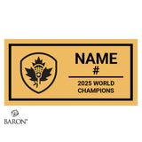 Lacrosse Canada Men's U20 World Lacrosse 2025 Championship Black Standard Window Ring Box