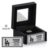 Lasalle Titans Baseball 2026 Championship Black Window Ring Box