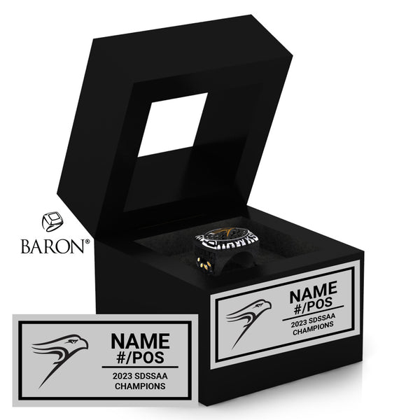 Lively Football 2023 Championship Black Window Ring Box