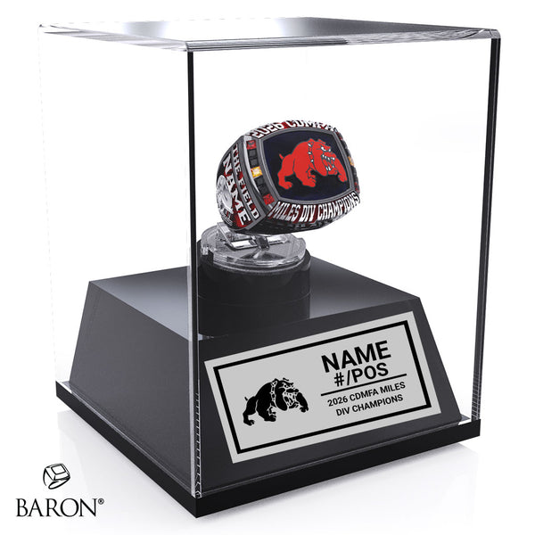 Lloydminster Red Dogs 2026 Championship Display Case