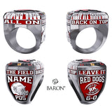 Lloydminster Red Dogs 2026 Championship Ring - Design 3.3