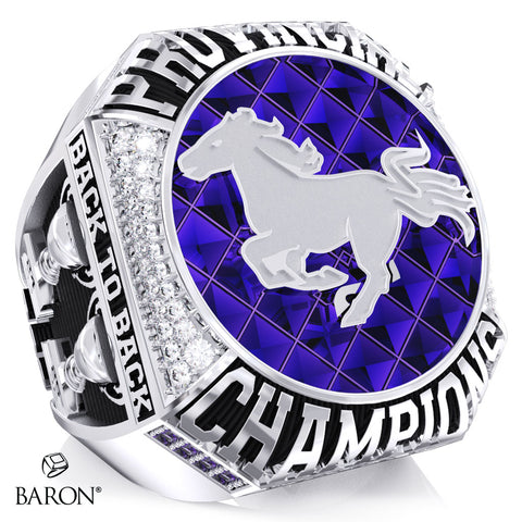 London Jr. Mustangs U18 Football 2025 OSFL Championship Ring - Design 2.10
