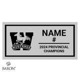 London Jr. Mustangs U18 Football 2024  Championship Black Window Ring Box