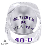 London Junior Mustangs U12AAA Football 2026 Championship Ring - Design 1.2