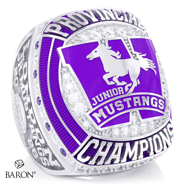 London Junior Mustangs U12AAA Football 2026 Championship Ring - Design 1.2