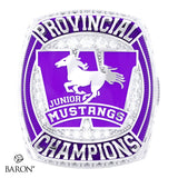 London Junior Mustangs U12AAA Football 2026 Championship Ring - Design 1.2