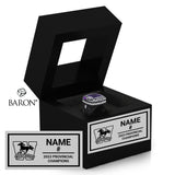 London Junior Mustangs U16 Women’s Tackle 2023 Championship Black Window Ring Box