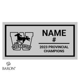 London Junior Mustangs U16 Women’s Tackle 2023 Championship Display Case