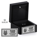 London WOLFPAAC OWFL Football 2025 Championship Black LED Ring Box