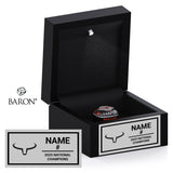 Longhorns Softball 2025 Championship Black LED Ring Box
