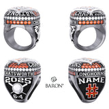 Longhorns Softball 2025 Championship Ring - Design 1.3