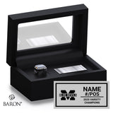 McKinnon Park Secondary School Football 2025 Championship Black Standard Window Ring Box