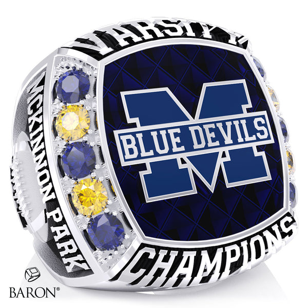 McKinnon Park Secondary School Football 2025 Championship Ring - Design 4.3