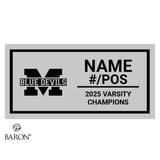 McKinnon Park Secondary School Football 2025 Championship Black Window Ring Box