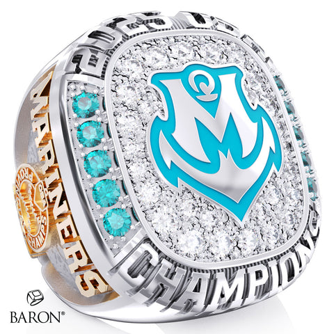 Midland Mariners Baseball 2025 Championship Ring - Design 1.3