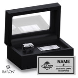Midwest 49ers U15A Hockey 2026 Championship Black Standard Window Ring Box