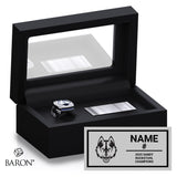 Mississauga Minor Football 2025 OSFL Championship Black Standard Window Ring Box