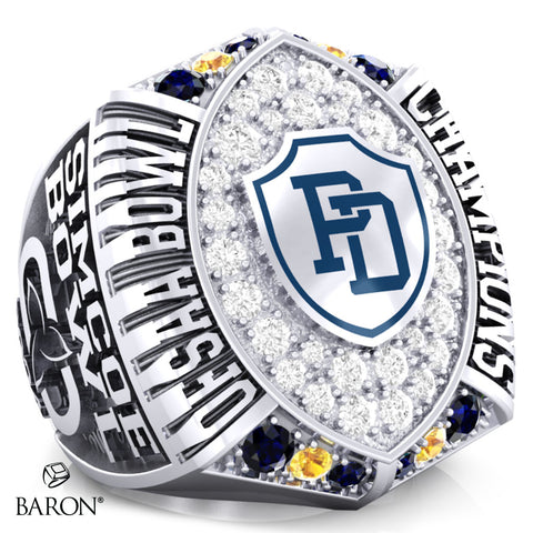 Monsignor Paul Dwyer C.H.S. Football 2024 Championship Ring - Design 3.6