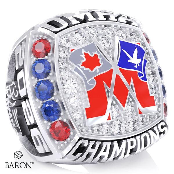 Mooretown Flags U18 OMHA 2026 Championship Ring - Design 1.2
