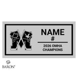 Mooretown Flags U18 OMHA 2026 Championship Black Window Ring Box