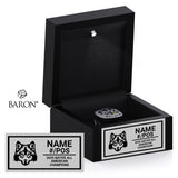 Native Allstar Game Football 2025 Championship Black LED Ring Box