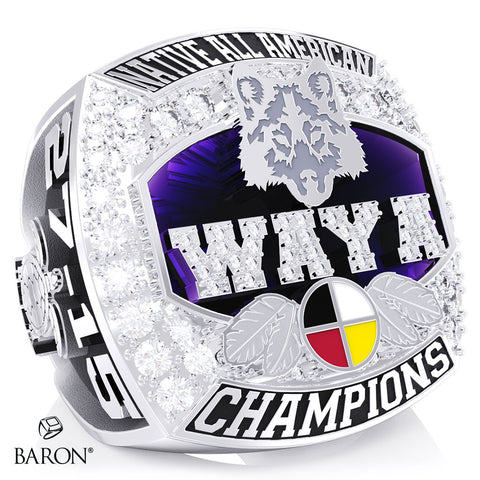 Native Allstar Game Football 2025 Championship Ring - Design 2.5