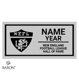 New England Football League Hall of Fame Black Standard Window Ring Box