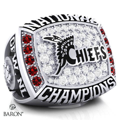 Newfoundland Chiefs Ball Hockey 2001 Championship Ring - Design 2.3