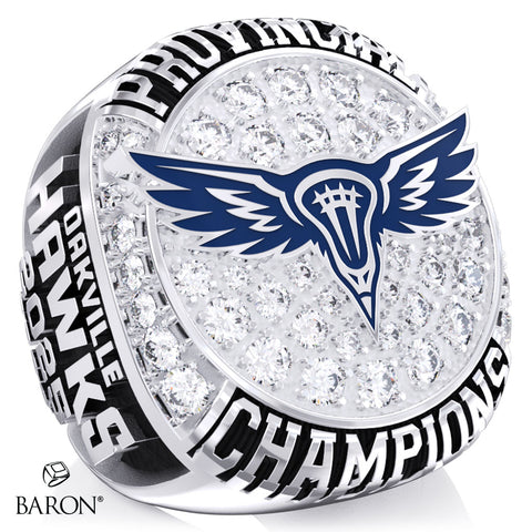 Oakville Hawks Lacrosse 2025 Championship Ring - Design 1.1