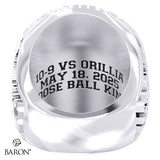 Oakville Hawks Lacrosse 2025 Championship Ring - Design 4.1