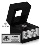 Ontario Black U18 Football Ontario 2023 Championship Black Window Ring Box