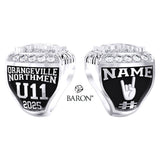 Orangeville Northmen U11 Lacrosse 2025 Championship Ring - Design 1.7