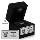 Orangeville Northmen Lacrosse 2023 Championship Black LED Ring Box