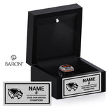 Peterborough Wolverines U14AA Football 2026 Championship Black LED Ring Box
