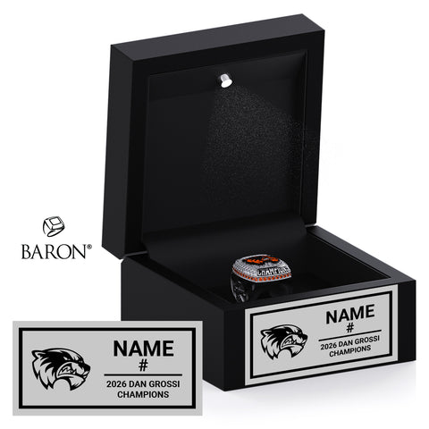 Peterborough Wolverines U14AA Football 2026 Championship Black LED Ring Box
