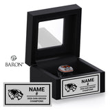 Peterborough Wolverines U14AA Football 2026 Championship Black Window Ring Box