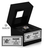 Port Lambton Pirates Baseball 2023 Championship Black Window Ring Box