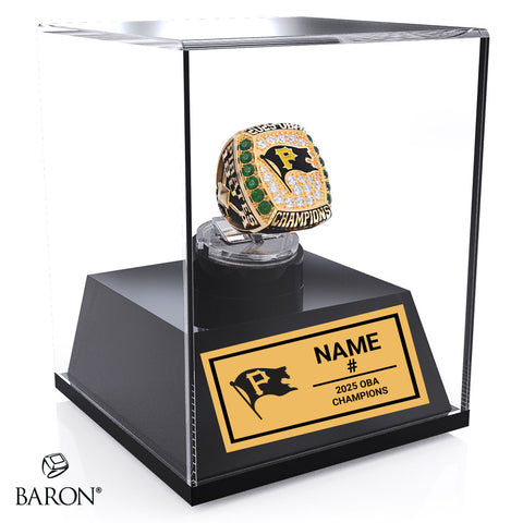 Port Lambton Pirates U18 Baseball 2025 Championship Display Case
