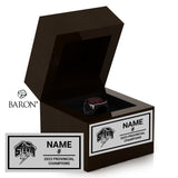 Prairie Storm U13AA 2023 Championship Window Ring Box