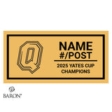 Queen’s Golden Gaels Football 2025 Championship Display Case
