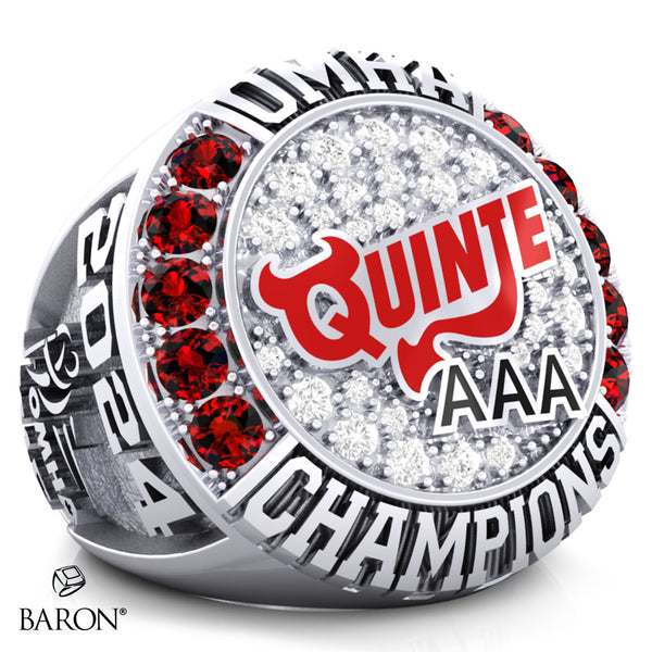 Quinte AAA U15 Hockey 2024 Championship Ring - Design 3.1