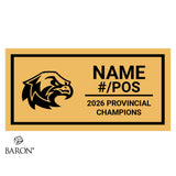 Quinte Skyhawks U14 Football 2026 Championship Black Standard Window Ring Box