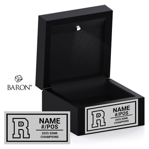 RHS Royals Football 2025 Championship Black LED Ring Box